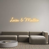Custom Neon: Luisa & Matteo