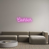 Custom Neon: Cashbar