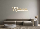Custom Neon: Mariam