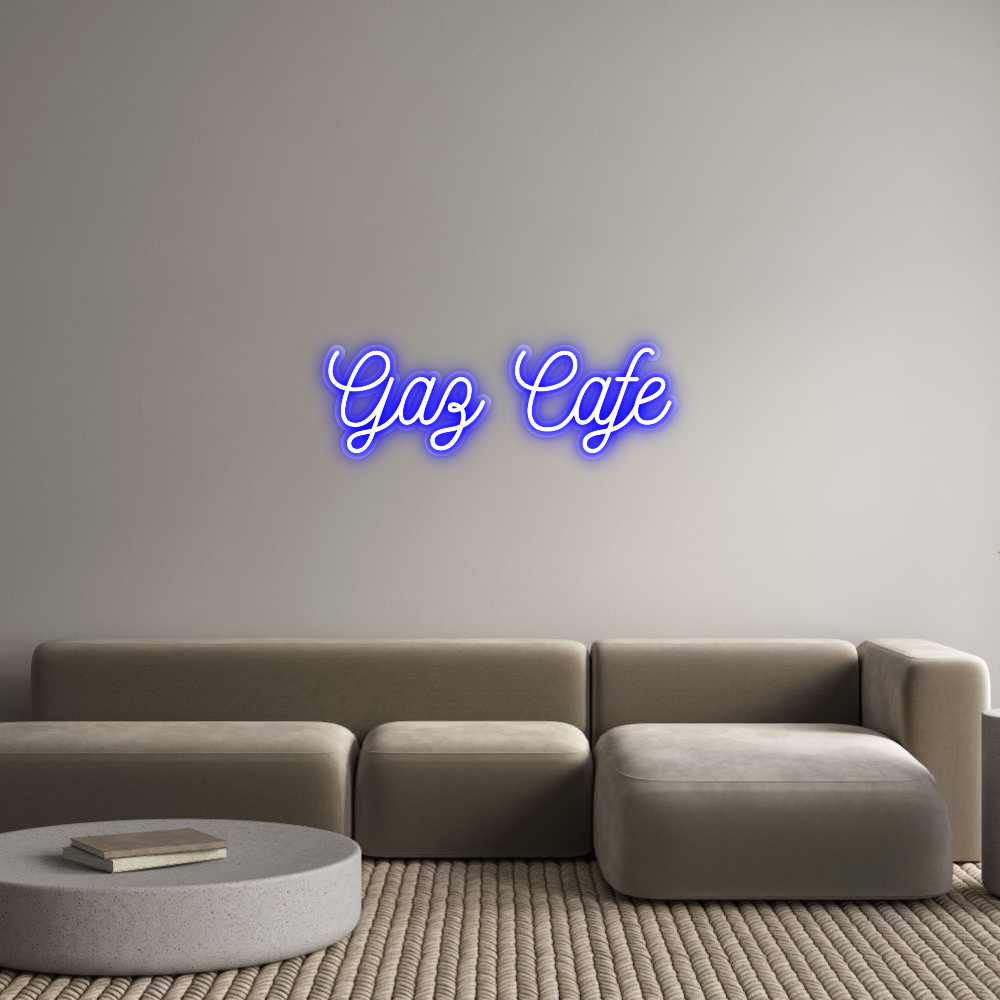 Custom Neon: Gaz Cafe