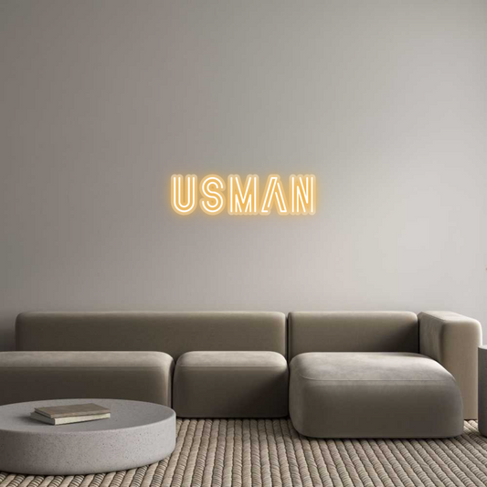 Custom Neon: Usman