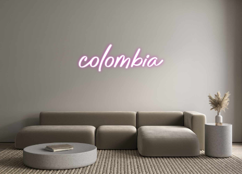 Custom Neon: colombia