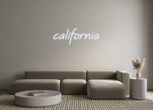 Custom Neon: california