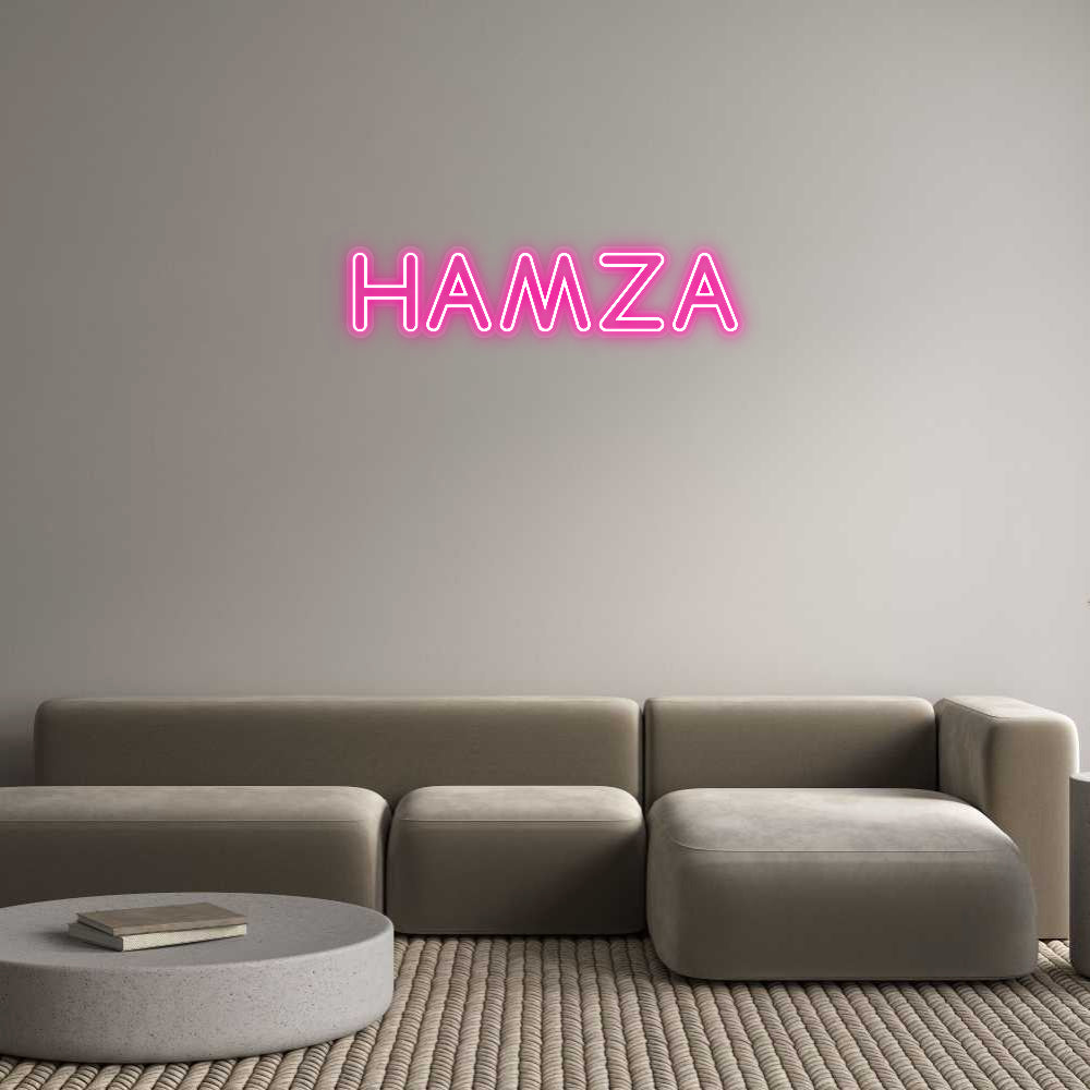 Custom Neon: HAMZA