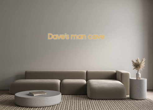 Custom Neon: Dave's man cave