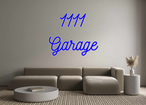 Custom Neon: 1111
Garage